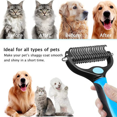 정화 슬리커 PET 청소 브러쉬 자기 정화 개 고양이 Comb