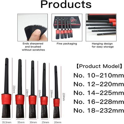 5pcs 청소 브러쉬 Pp 물질 및 쉬운 청소