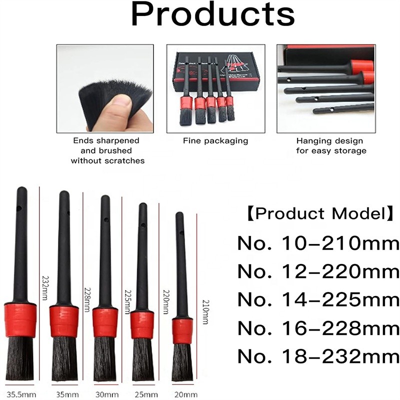 5pcs 청소 브러쉬 Pp 물질 및 쉬운 청소